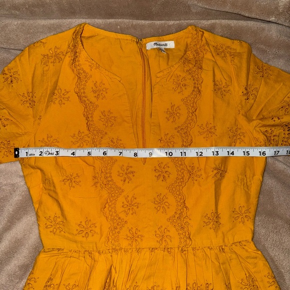 Madewell Scalloped Eyelet Midi Dress - Picture 5 of 6